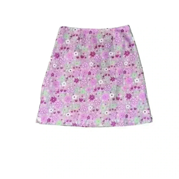 Vgt rare LILLY PULITZER Mini  Skirt Bow size 4 Dopamine Boho - Picture 2 of 7